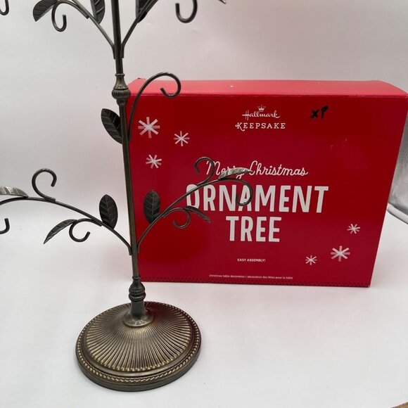 Hallmark 2013 Merry Christmas Tree Ornament Display Stand 3 Adj. Heights NIB Orn - Picture 1 of 16